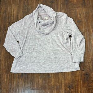 Cupio Women’s Plus 2XL Scoop Neck Lavender Long Sleeve Sweater #L8